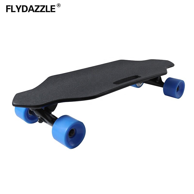 Skateboard listrik Remote control, skateboard dengan kontrol motor ganda tunggal