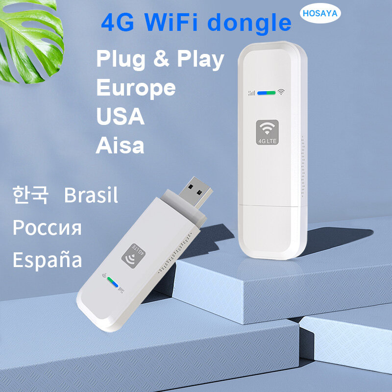 LDW931 Roteador WiFi Portátil, Modem 4G, Cartão SIM Nano, LTE USB Pocket Hotspot, Antena, Dongle WiFi