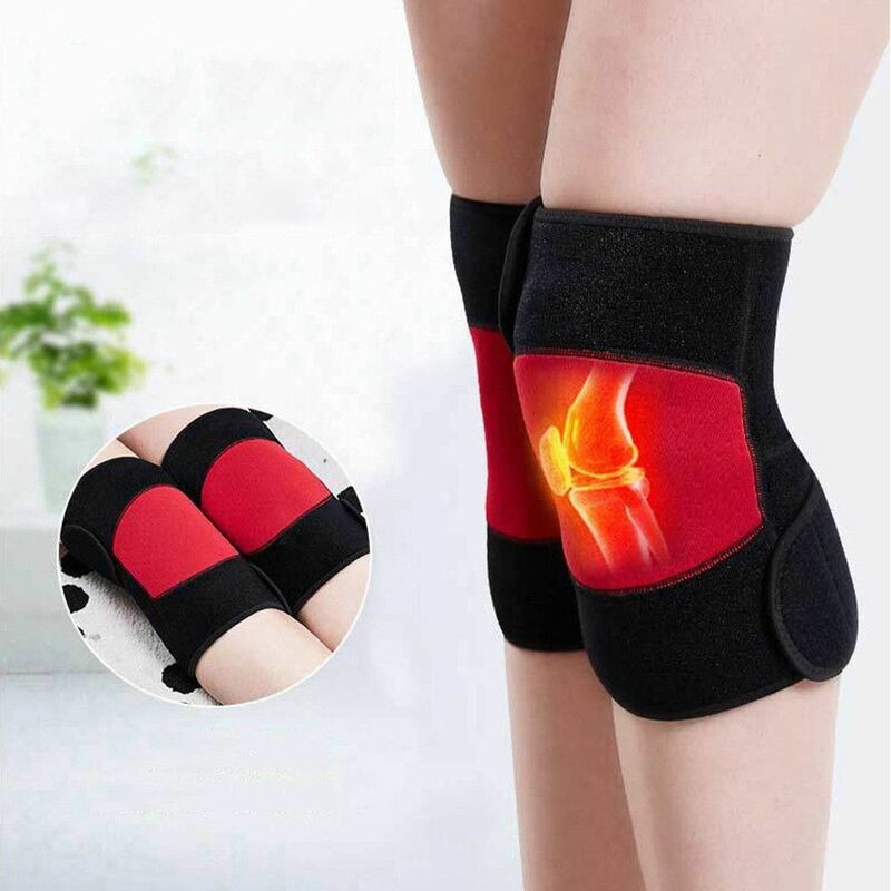 New Massage Outdoor Warm Cycling Plus v elvet Knee pads Selfheating Winter Magnet