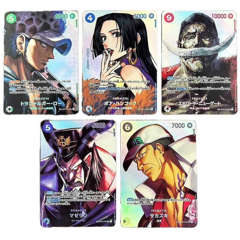 Anime Cards Collection, One Piece, OPCG, Boa Hancock, Nami Law, ZanLuffy, CHRISTAO OP04, Version japonaise, Jeu de cimetière
