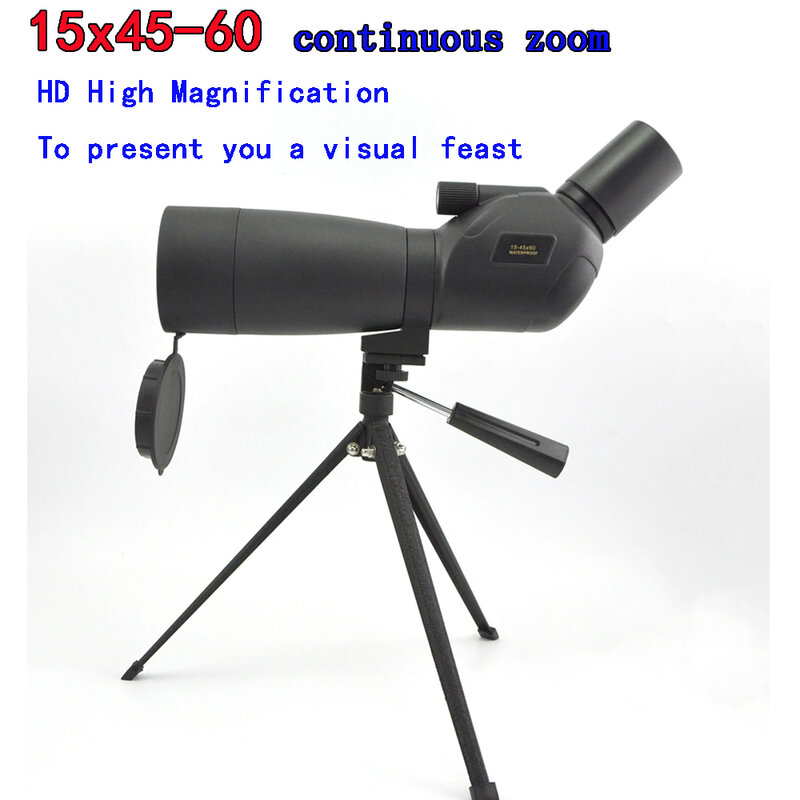 Visionking-منظار اكتشاف عالي الدقة مقاوم للماء ، FMC ، منشور Bak4 ، منظار تكبير أحادي ، تصوير الهدف ، مراقبة الطيور ، تلسكوب التخييم ، 15-45x60