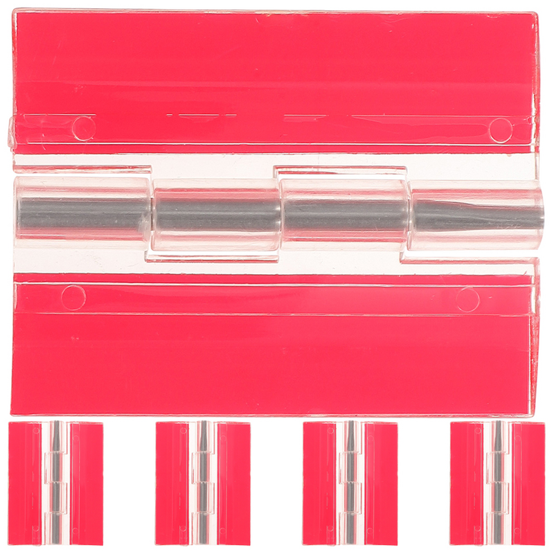 5 Stuks Zelfklevende Scharnier Kast Deur Scharnieren Butt Voor Deuren Transparant Doorlopende Kast Piano