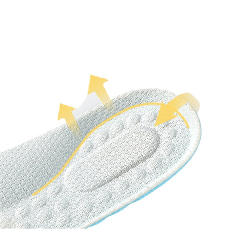 Plantillas de espuma suave para el cuidado de la salud de las piernas, alfombrilla para zapatos, plantillas deportivas para niños, transpirables, absorbentes del sudor