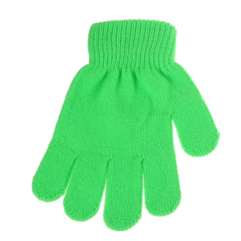 Găng tay giữ nhiệt dày ấm dễ thương Unisex dành cho bé trai bé gái Màu trơn Kết cấu mềm mại