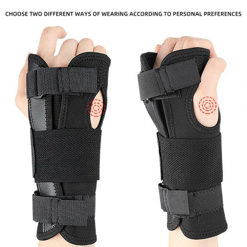 Esportes ao ar livre Wrist Guard, Palm Protector, cinta de pulso ajustável para túnel do carpo, artrite alívio da dor para tendinite