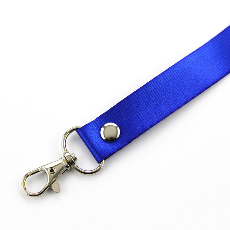 Шнурок на шею для ключей, настраиваемый логотип для ID-карты, сотрудника, 5 шт., разные цвета