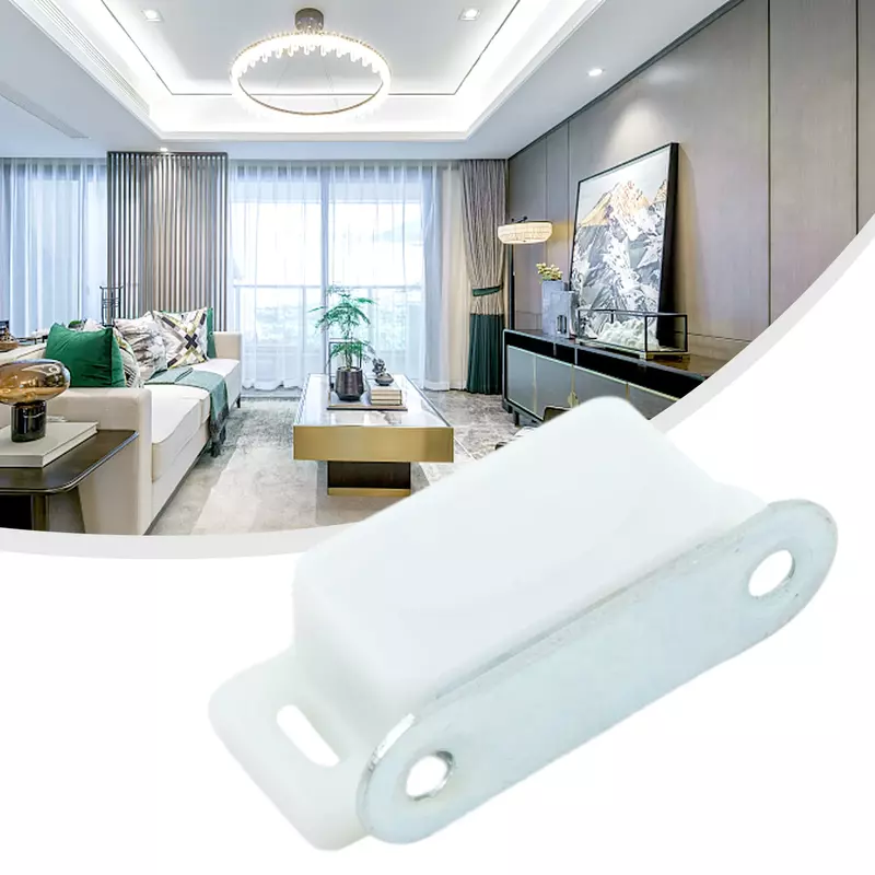 Durable High Quality Cabinet Catch Furniture White/Brown/Black Door Cabinet Suction Hardware Reliable Replacement
