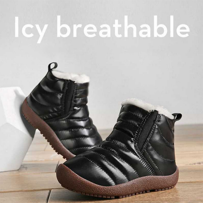 Bottes de neige imperméables en caoutchouc pour enfants, chaussures à la mode pour garder au chaud, nouvelle collection hiver 2022