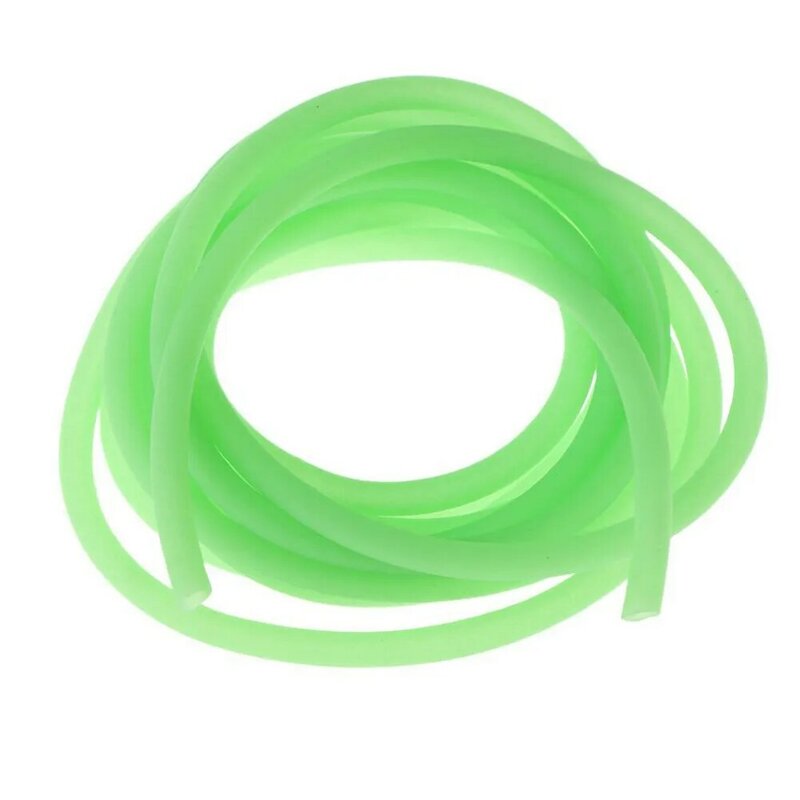 야광 라인 낚시 튜브, 내한성 낚시 와이어 로프, 녹색 PVC 도구, 범용 유용한 스포츠 용품, 2mm, 3mm