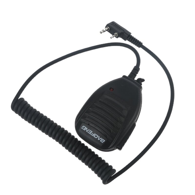Microfono altoparlante Dropship a 2 pin per radio walkie-talkie Baofeng UV-5R BF-888S BF-777s