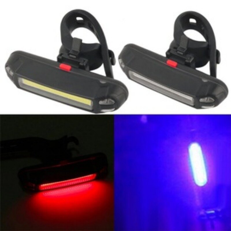 リモコン付きワイヤレス自転車ライト,USB充電式リアライト,LED警告灯