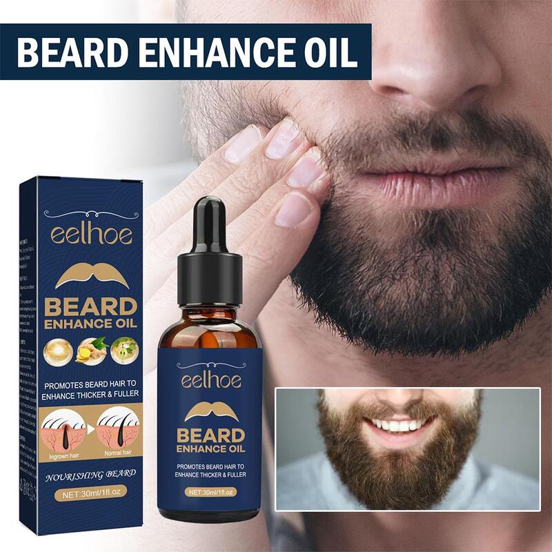 5 pezzi di prodotti per la caduta dei capelli per gli uomini: olio essenziale per la crescita della barba 30ml, olio naturale per la crescita della barba, cura nutriente della barba