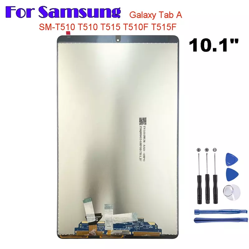 ЖК-дисплей для Samsung Galaxy Tab A 10,1 дюйма, SM-T510 T510 T515 T510F T515F T517, сенсорный экран с цифровым преобразователем, стекло в сборе