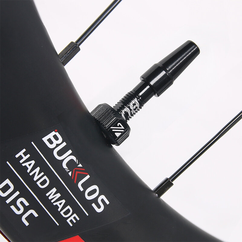 BUCKLOS-Válvula Presta para Road Bike, liga de alumínio anodizado, pneu de bicicleta, ciclismo parte, F/V CNC, 40mm, 44mm
