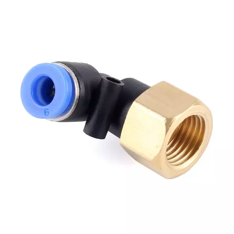 Elbow Tee Brass 1/8" 1/4" 3/8" 1/2" BSPT Male Female  4 6 8 10 12 14 16mm Tube Air Pneumatic Fitting Push In To Connect SL Valve