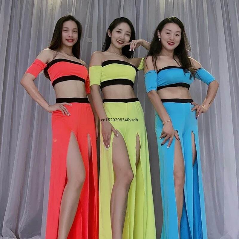 Belly Dance Costume Dancer Course Clothes 2024 Women's Set Oriental Adult Professional Top+Pants Set