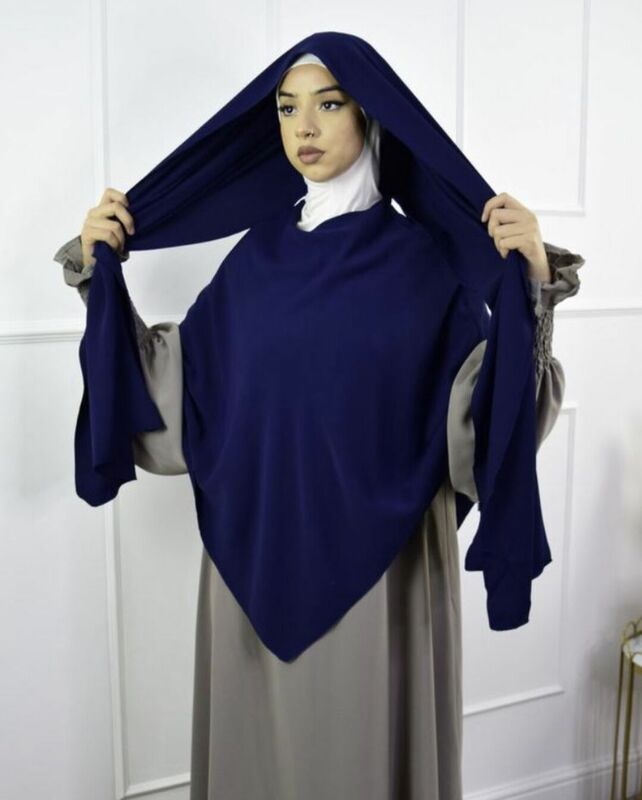 Moda muzułmański hidżab Abaya hidżaby dla kobiety Abayas Khimar kobiety Jersey islamski szalik na głowę turbany Turban natychmiastowy szal