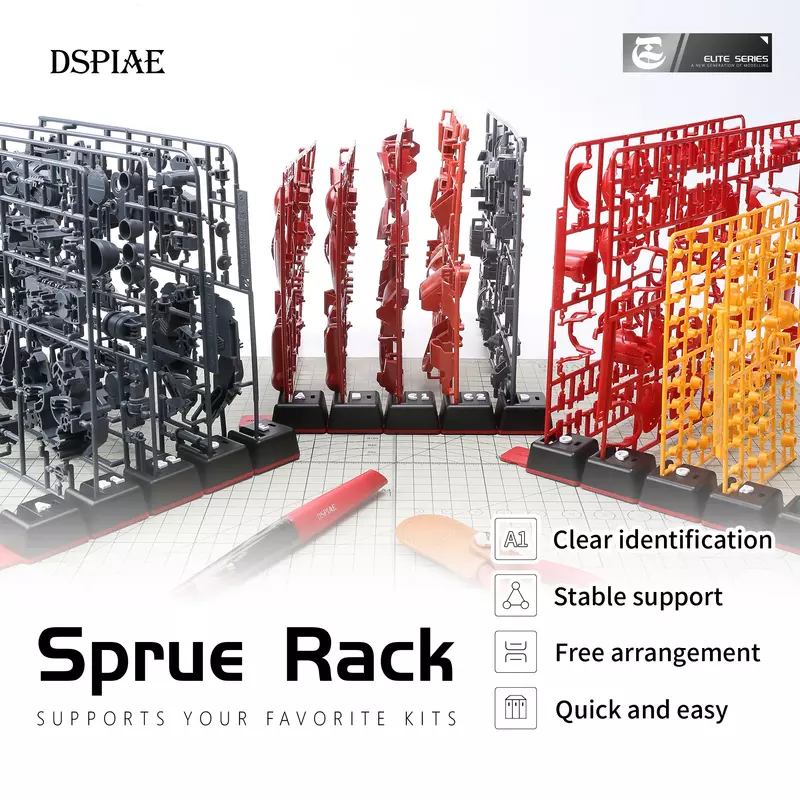 Dspiae PT-SR sprue rack ersatzteile stehen für gundam modell herstellung teile platte lagerung hobby spezielle werkzeuge zubehör