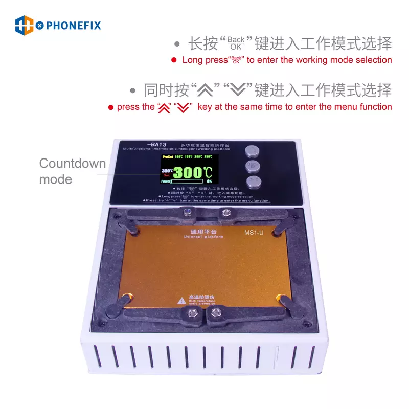 PHONEFIX L2024 Soldering Pre-heating Station For iPhone X 11 12 13 14 15 Pro Max Screen Face ID Motherboard Preheater Platform