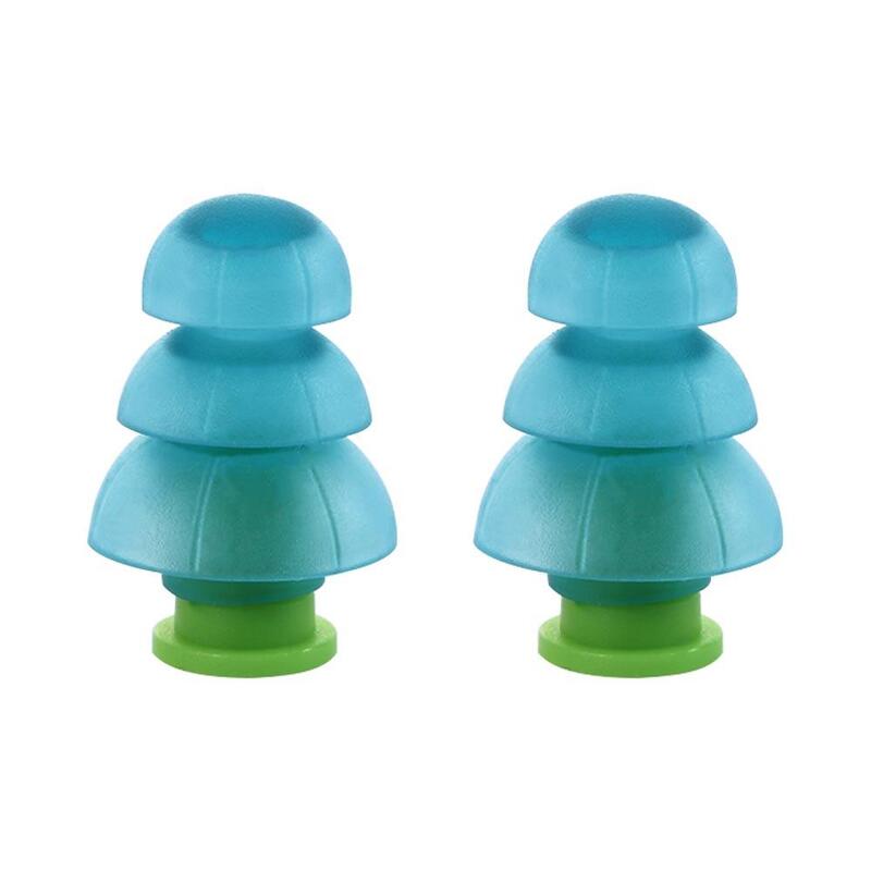 Musician Soundproof Reusable Ear Plugs Silicone Hearing Protection Noise Cancelling