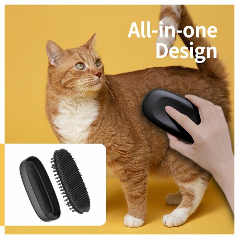 Multi-function Horse Grooming Brush Cleaning Flea Black Puppy Hair Comb Tick Removal Nursing Cattle Tail Combs Body Mane