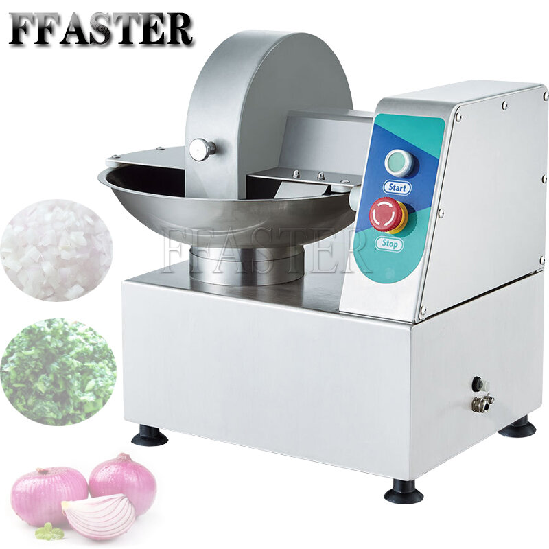 Commercial Basin Style Food Stuffing Machine Stainless Steel Electric Minced Meat Cut Dumplings Chop Vegetables Hit Dish Device