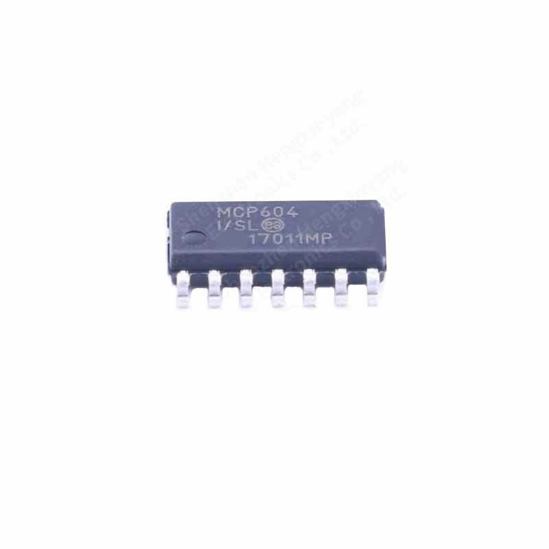 Chip amplifier operasional DIP-14 paket MCP604-I 10 buah