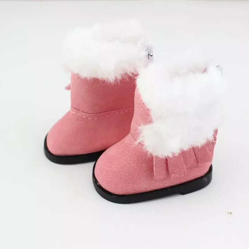 Botas de algodón para muñeca, zapatos de juguete, accesorios de 20cm, 5,5 cm