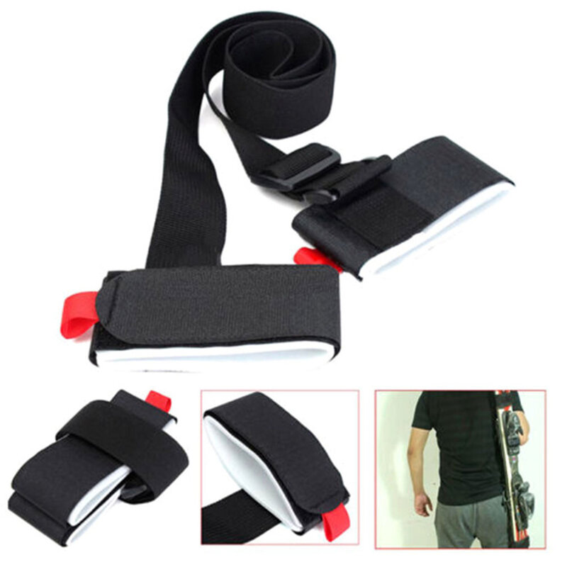 Adjustable Ski Shoulder Carrier Ski Lash Handle Straps Shoulder Strap EVA Nylon Skiing Bags For Outdoor Transportation