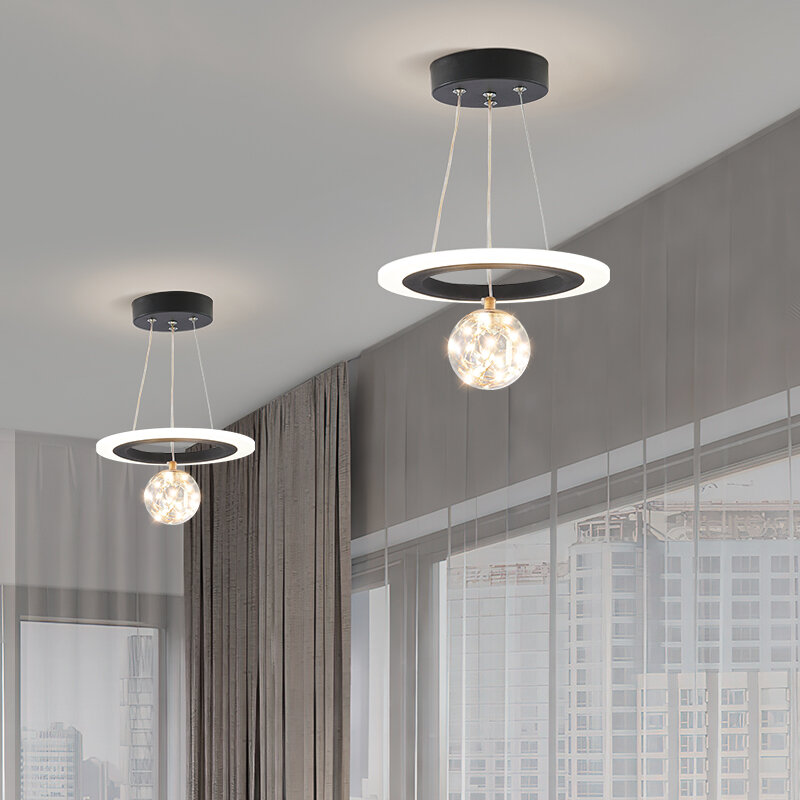 Lampu gantung Led Modern, lampu gantung seni kreatif lampu gantung koridor ruang tamu ruang makan
