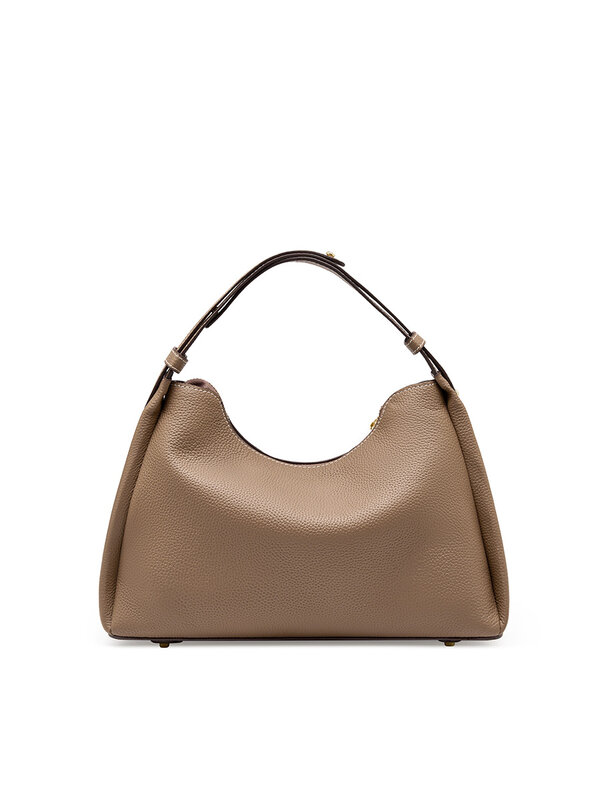 Borsa da donna in pelle minimalista 2024 nuova borsa a tracolla a tracolla borsa da ascella moda donna borsa da donna atmosferica
