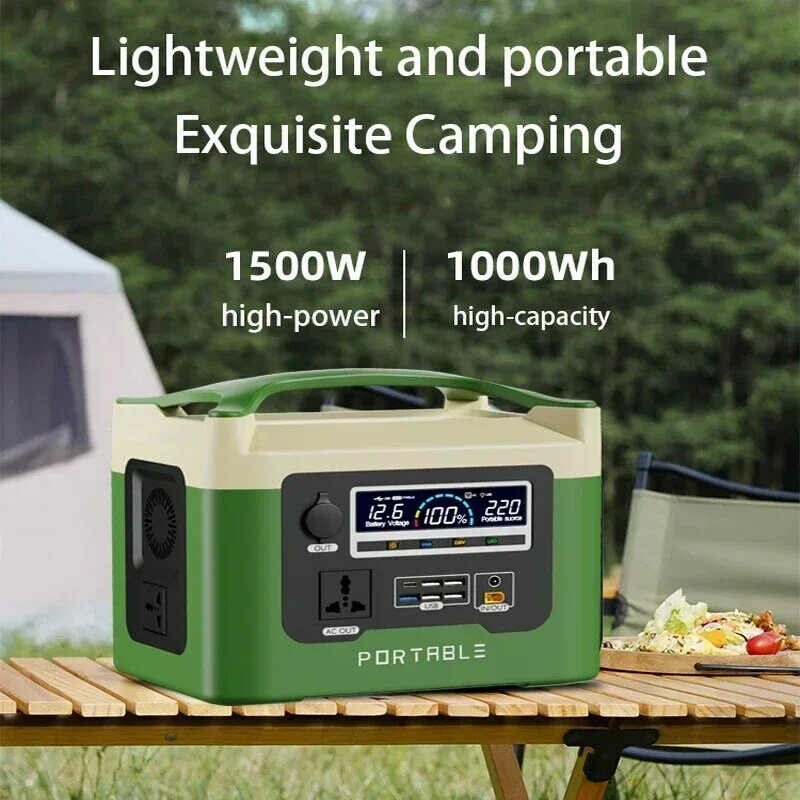 800W-1500W 220V 40Ah-85Ah portable power bank, portable power station, outdoor emergency power supply for camping outdoor homes