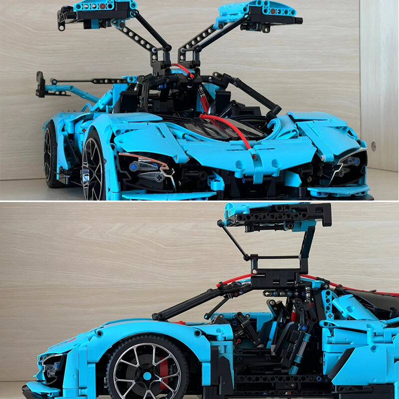 T5011 Technische Moter Power App Afstandsbediening Moc Sets Bricks Bouwstenen Super Sport Auto Gift Bouw Speelgoed Voor Kinderen