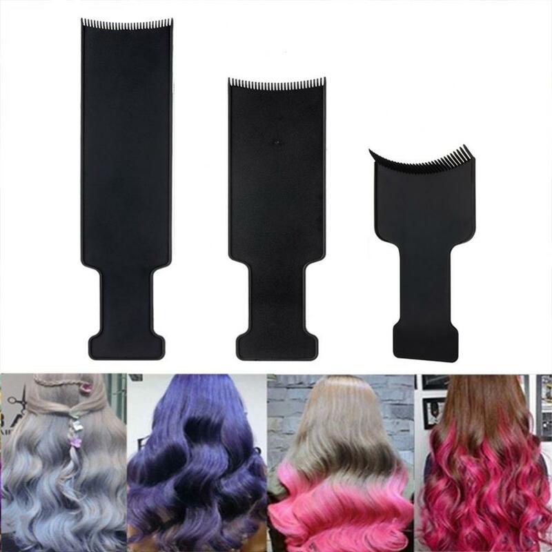 3 pezzi professionale per la colorazione dei capelli Salon Hair Care Dye Colouring Flat Brush Board Comb Set evidenziare lo strumento per parrucchieri