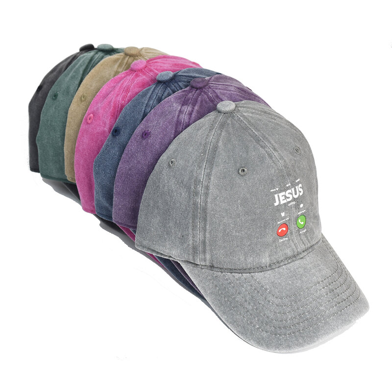 หมวกเบสบอลผ้าฝ้ายฟอกสีสำหรับฤดูใบไม้ร่วงและฤดูใบไม้ผลิหมวกฮิปฮอปแบบปรับได้ใช้ได้ทั้งชายและหญิง
