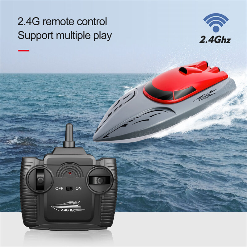 2.4G Speedboot Kinderen Elektrische Afstandsbediening Water Speelgoed Boot Oplaadbare Draadloze Afstandsbediening Boot