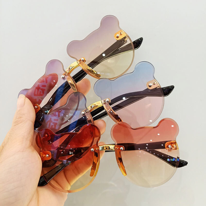 2022 neue Mode Kinder Sonnenbrille der Säuglings Retro Einfarbig Uv-beweis Runde Komfort Gläser Brillen Für Kinder