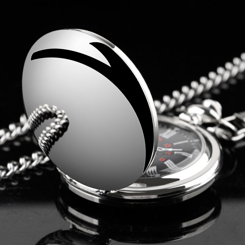 Topmerk Luxe Zilveren Quartz Zakhorloge Voor Mannen Vrouwen Pocket Fob Horloge Vintage Prachtige Gift Reloj Hombre
