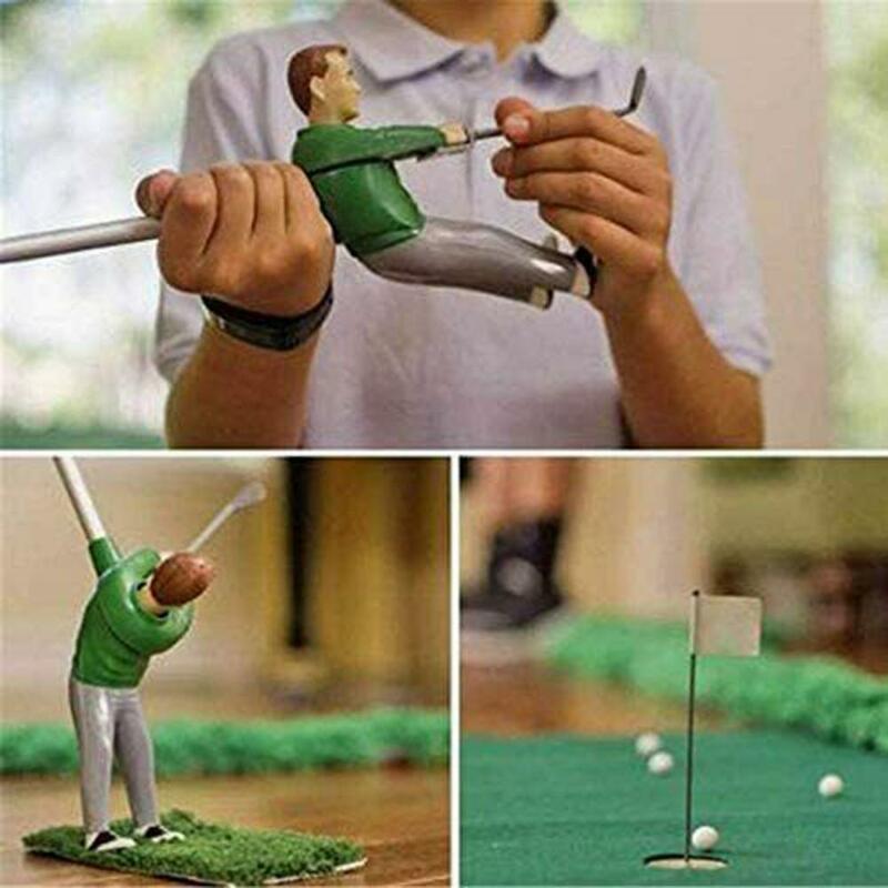 Mini-golfe conjunto de prática profissional, brinquedo esportivo infantil, prática do clube, jogos indoor