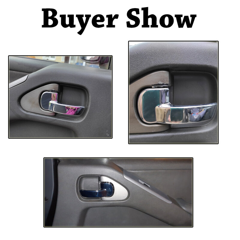 Внутренняя дверная ручка Левая Правая передняя задняя для Nissan Navara D40 Pathfinder 2004-2014 80671-4X02B 806714X02B 80670-4X02B 806704X02B