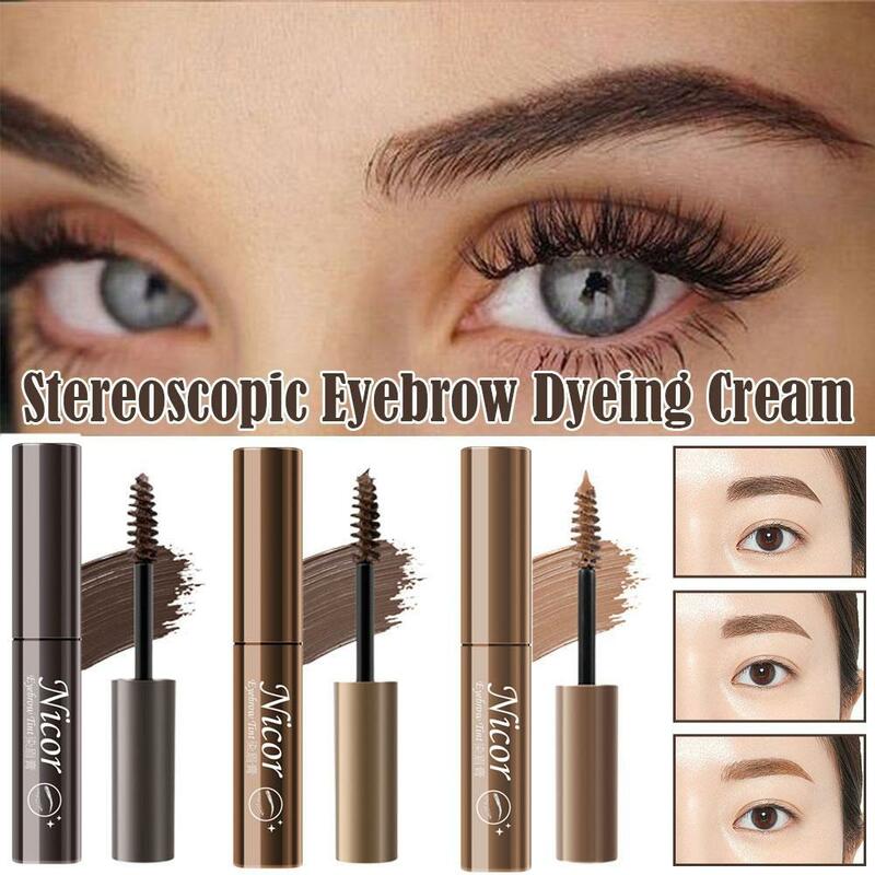 3 Colors Long Lasting Waterproof Eyebrow Mascara Cream Tools Beauty Makeup Brow Eye With Eyebrow Gel Shadow Dye Comstic Bru S7O7