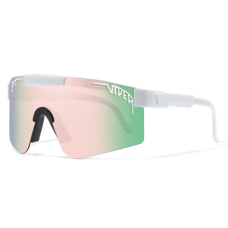 Pit Viper kacamata bersepeda MTB pria wanita, aksesoris mata olahraga luar ruangan UV400 tanpa kotak