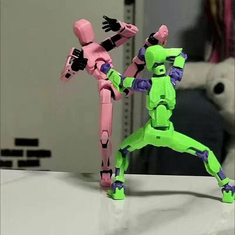 Multi-Jointed Movable Shapeshift Robot 2.0 3D Printed Mannequin Dummy 13 Action Figures Toys Kids Adults Parent-children Game
