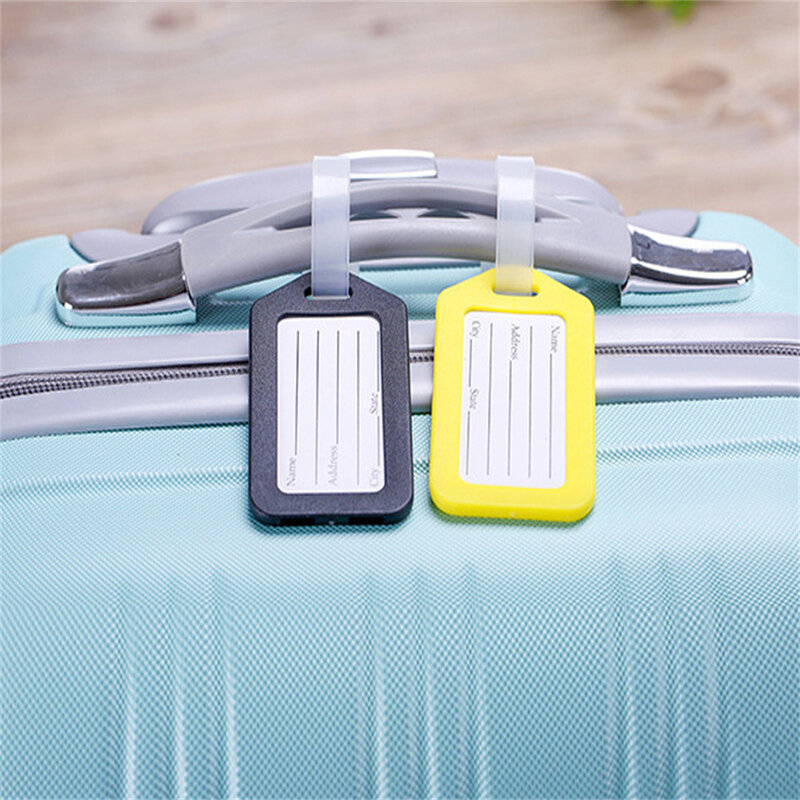 1PC Fashion Luggage Tag Consignment Bag Name Tags Listing Card Sleeve Suitcase ID Address Name Holder Bag Tag Travel Accessories
