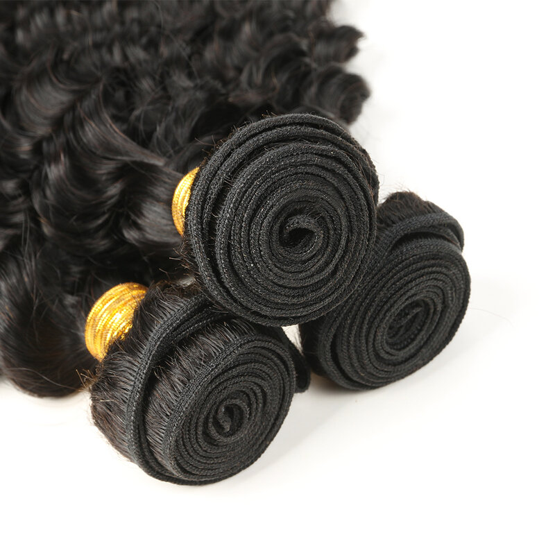 Bundel gelombang besar Peruvian 100% rambut manusia menenun longgar gelombang dalam keriting keriting menangani ekstensi rambut manusia Virgin mentah 12A