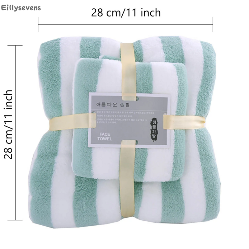 Conjunto de toalhas de banho de microfibra macia 1 toalha de mão veludo coral 1 conjunto Toalha altamente absorvente para banho fitness