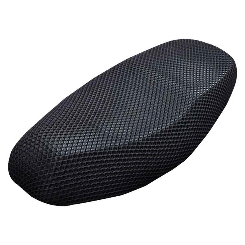 Motorcycle Electric Bike Breathable Seat Cover 3D Mesh Summer Heat Insulation Waterproof Pad Seat Cushion Honeycomb Mesh Cover