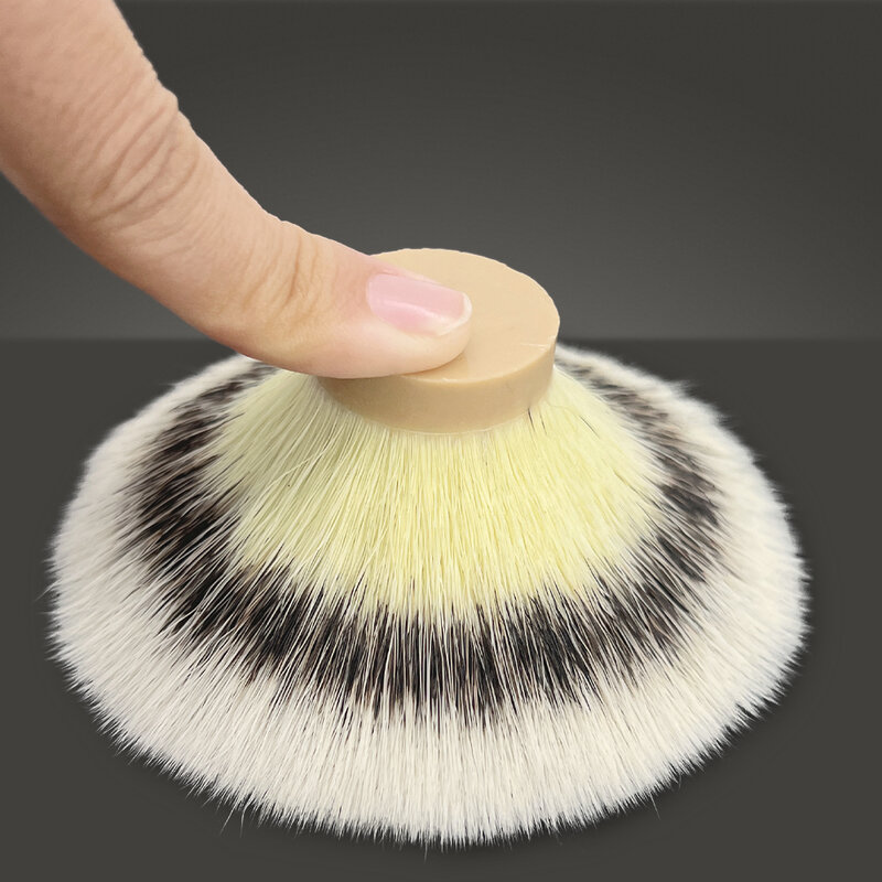 Boti Brush-2020 N3C (el pelo sintético más nuevo de 3 colores), hecha a mano brocha de afeitar, cepillo de barba, Kit de limpieza diaria