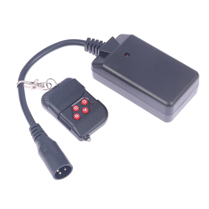 Portable 3 Pins XLR Wireless Remote Control Receiver for Smoke Fog Machine DJ Stage Controller Receptor Fogging 400W 900 1500W