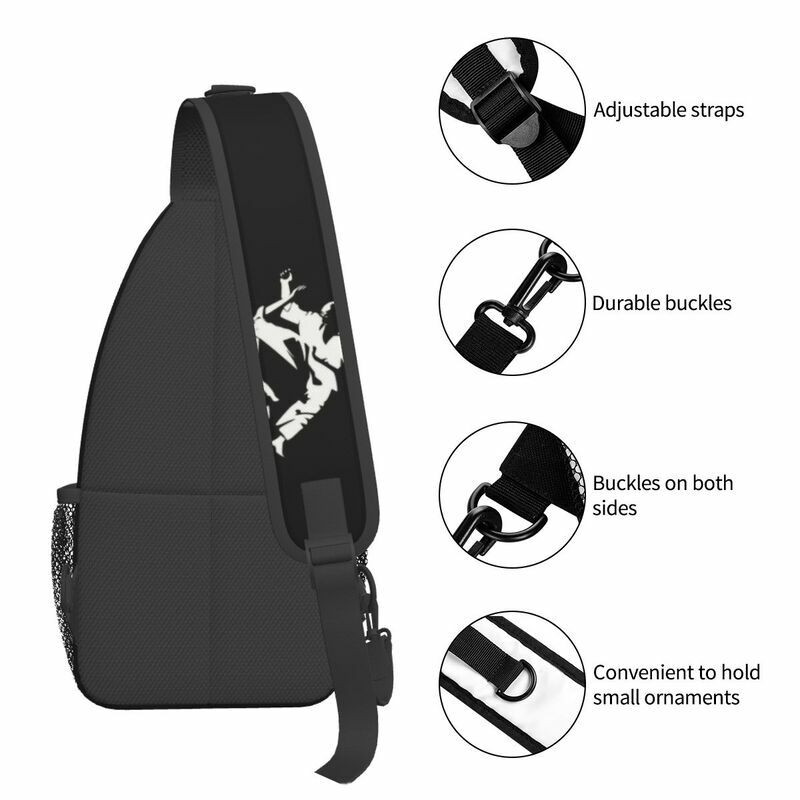 Мужской рюкзак Kyokushi, нагрудная Сумка кросс-боди для каратэ, кумита, боевых искусств, для путешествий, велоспорта